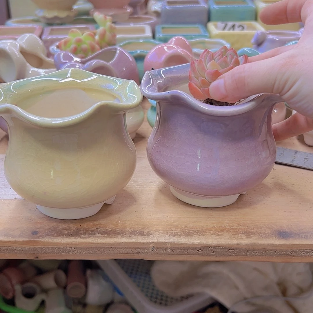 陶瓷花盆单场满12包邮