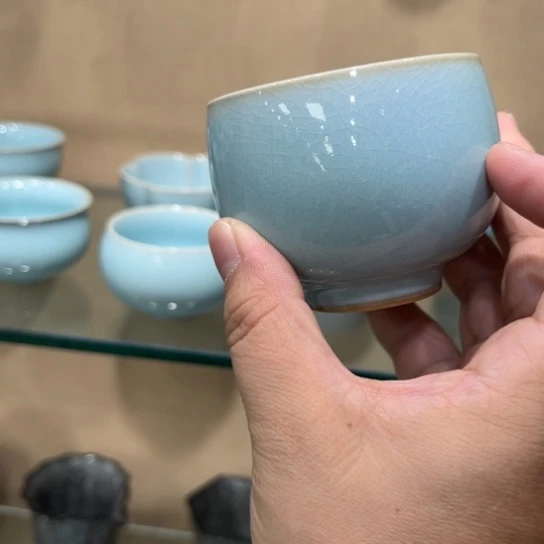 瓷片陶瓷茶具汝瓷茶具