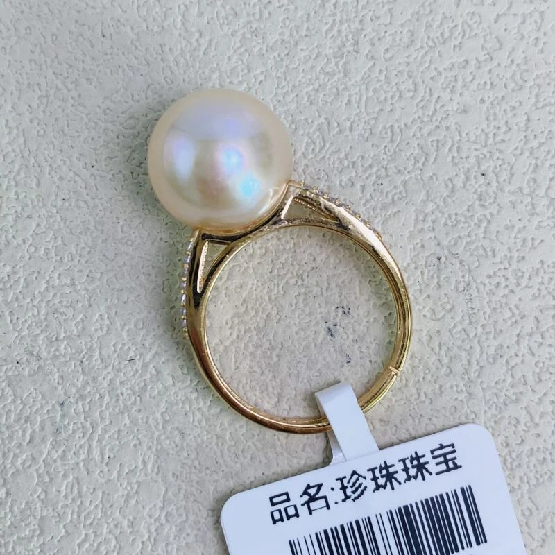 淡水珍珠 金曼塔冰糖戒指  C122