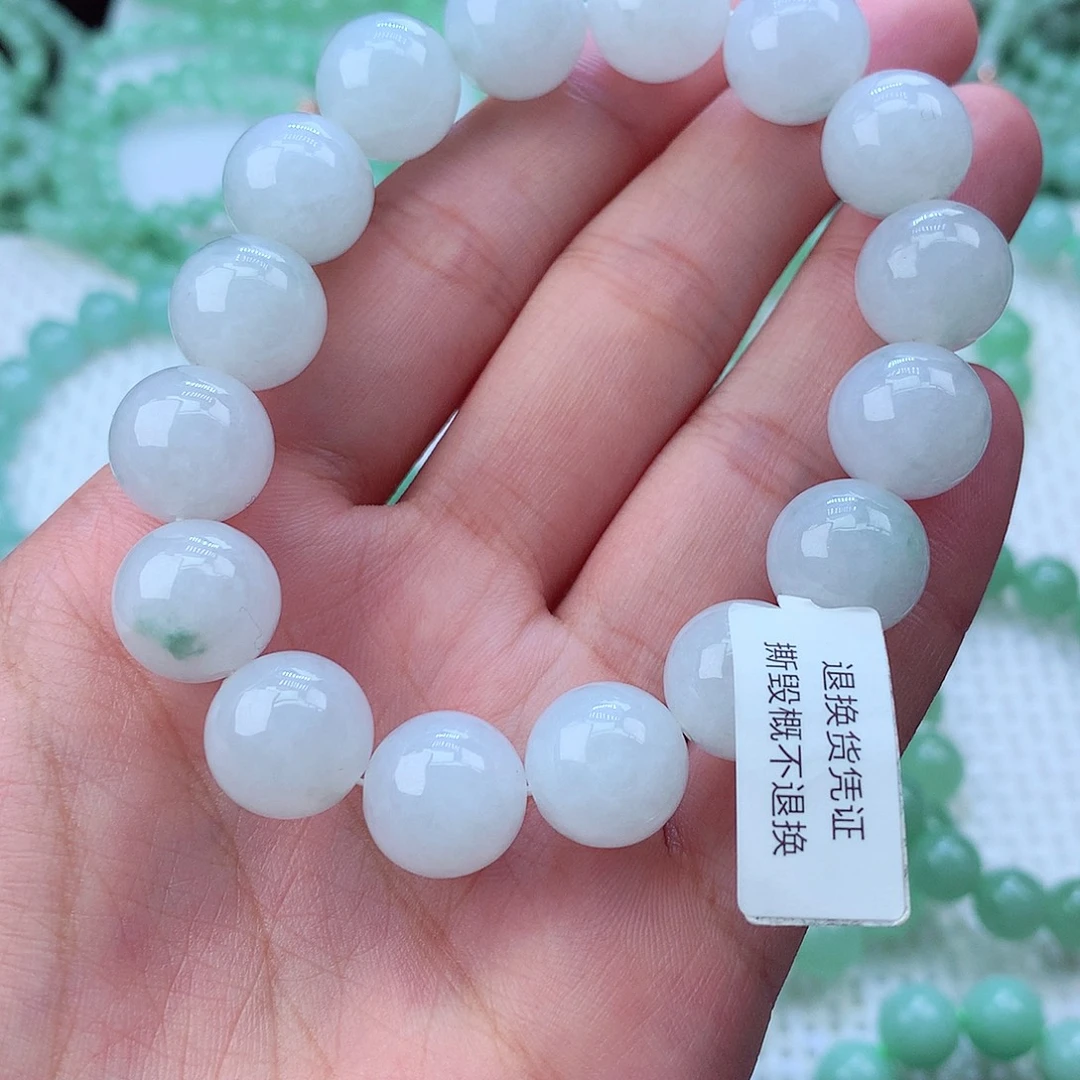 翡翠未镶嵌毛衣链卡13