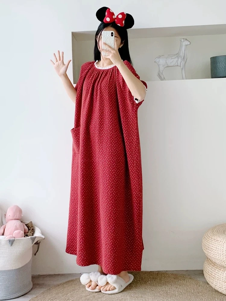 2025年夏季新款睡裙女士睡衣夏季休闲长款时尚连衣裙可外穿家居服