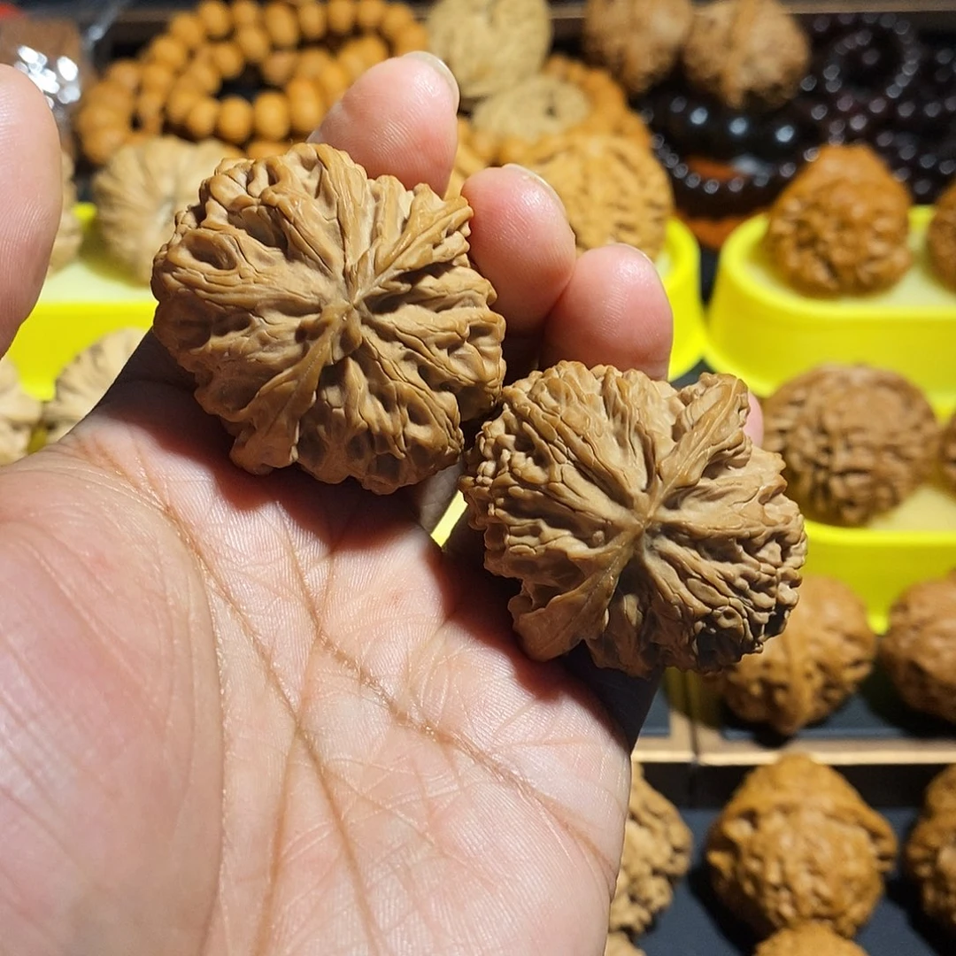 文玩核桃吊坠大肚球形苹果园41