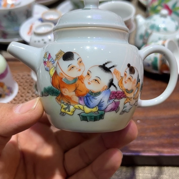 纯手绘精品盖碗杯