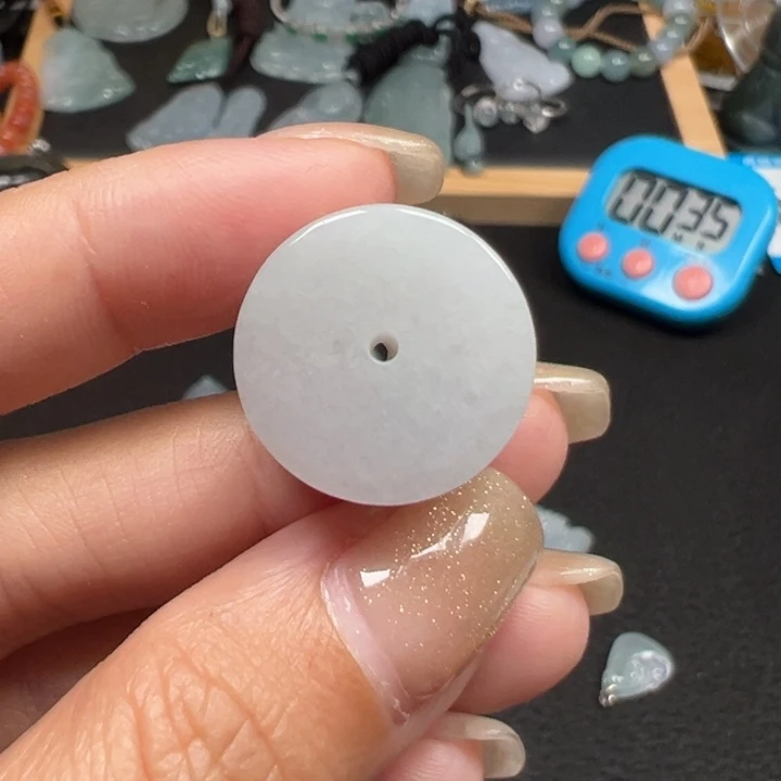 翡翠未镶嵌颈饰天然