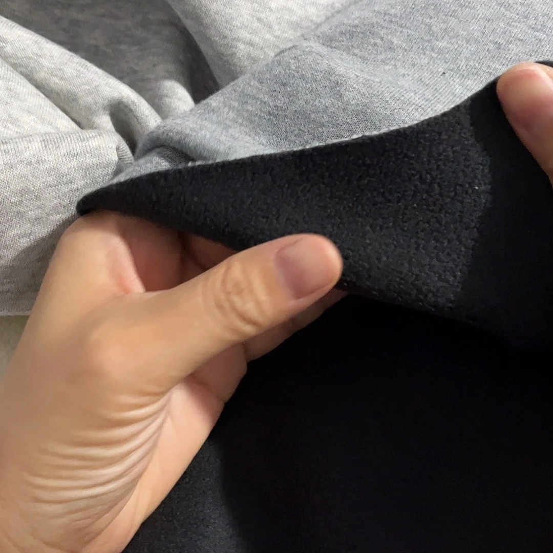 花灰色奥利绒1.8×2米长带螺纹手