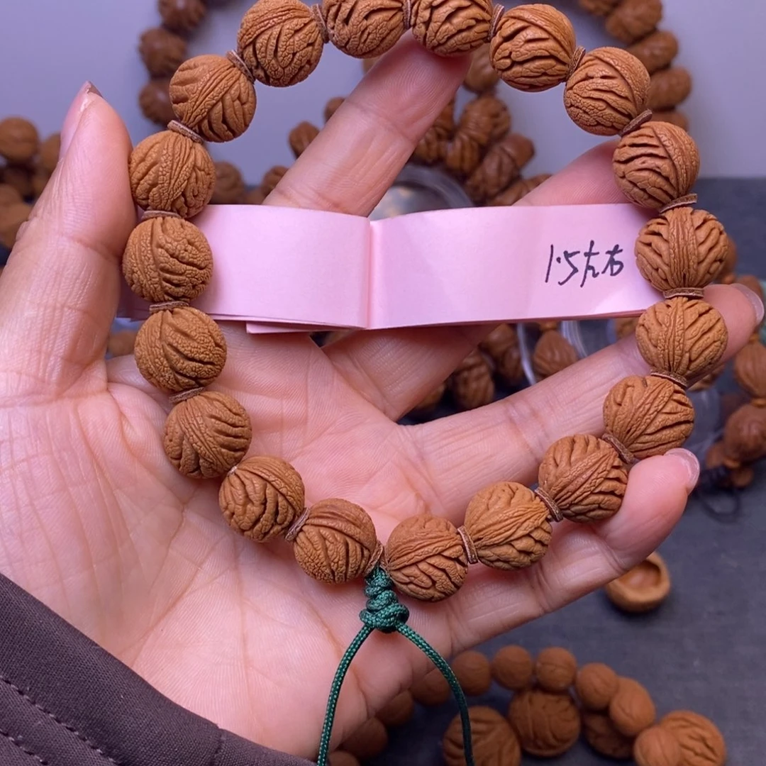 秦岭龙纹桃核19颗