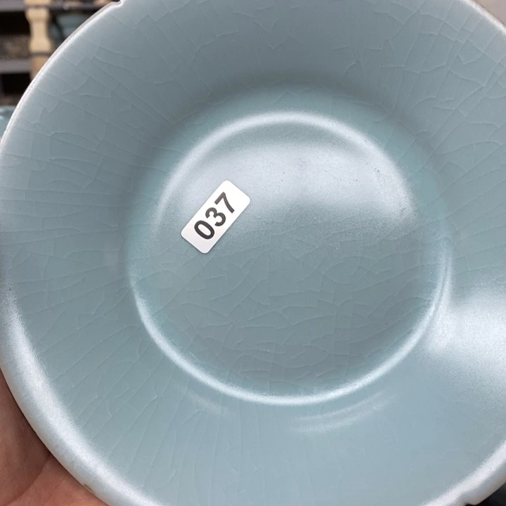 摆件牛*裤抱朴汝瓷仿古微瑕