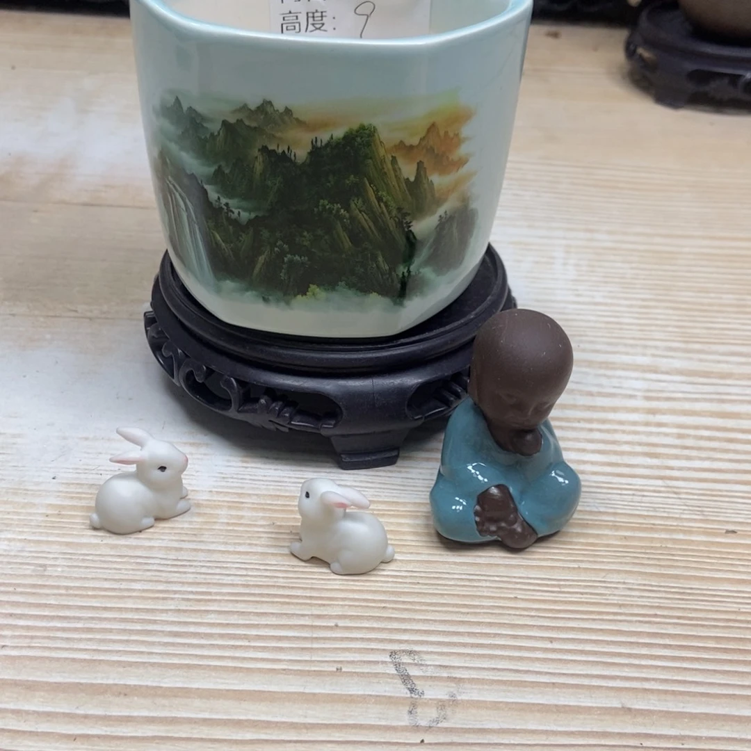 瓷片陶瓷花盆陶瓷艺术