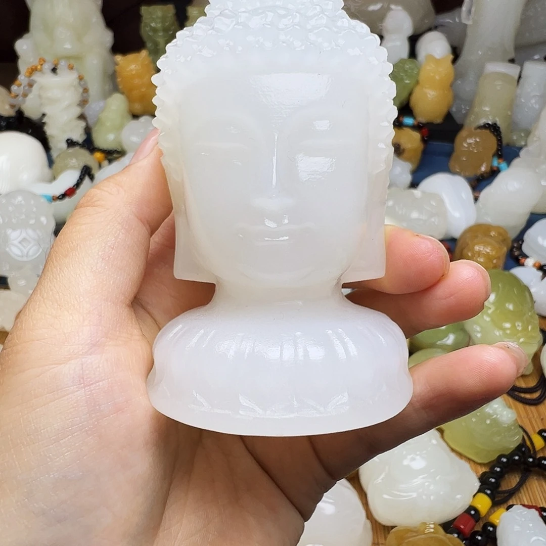 石材@***＞立体手把大佛头