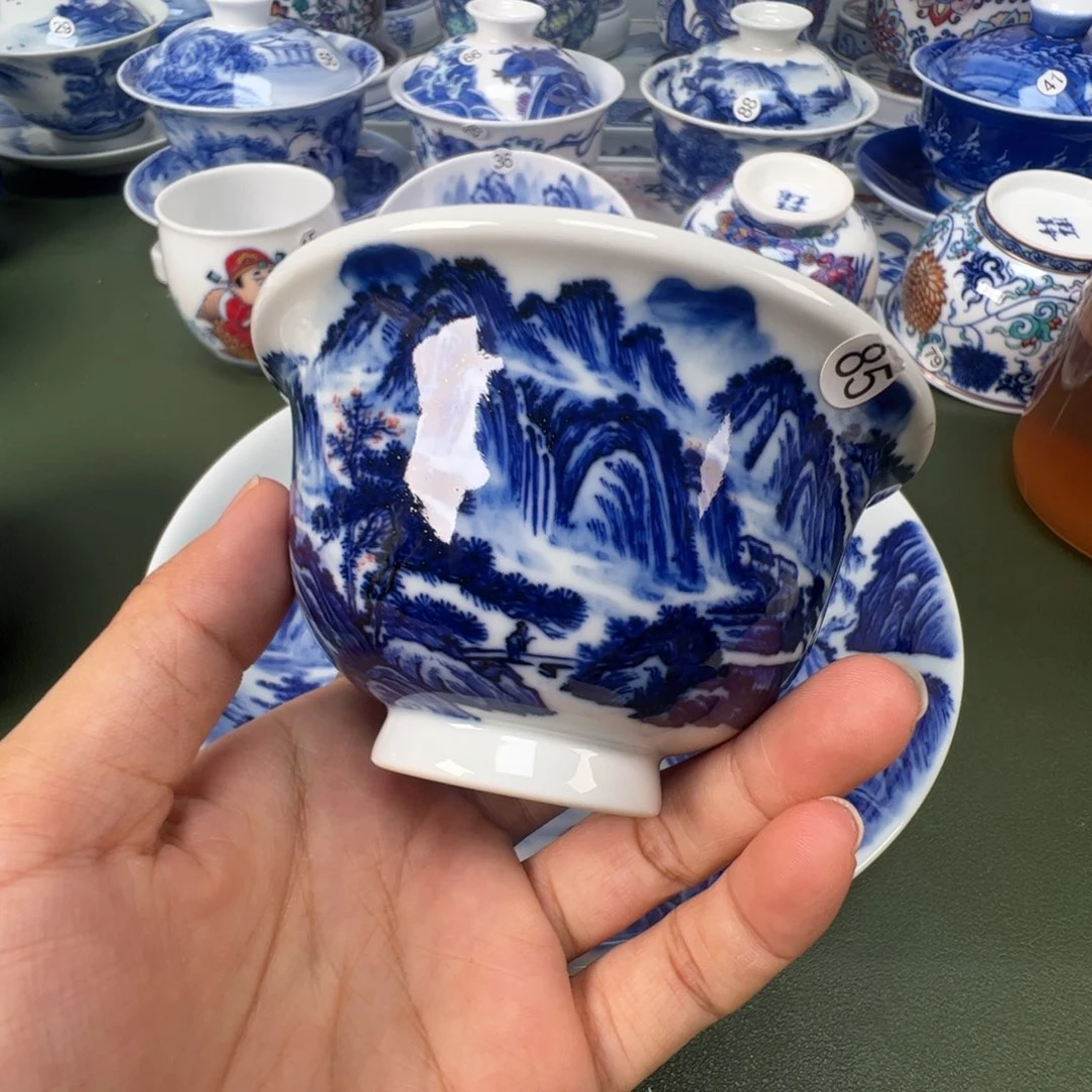 景德镇纯手工纯手绘茶具木木85