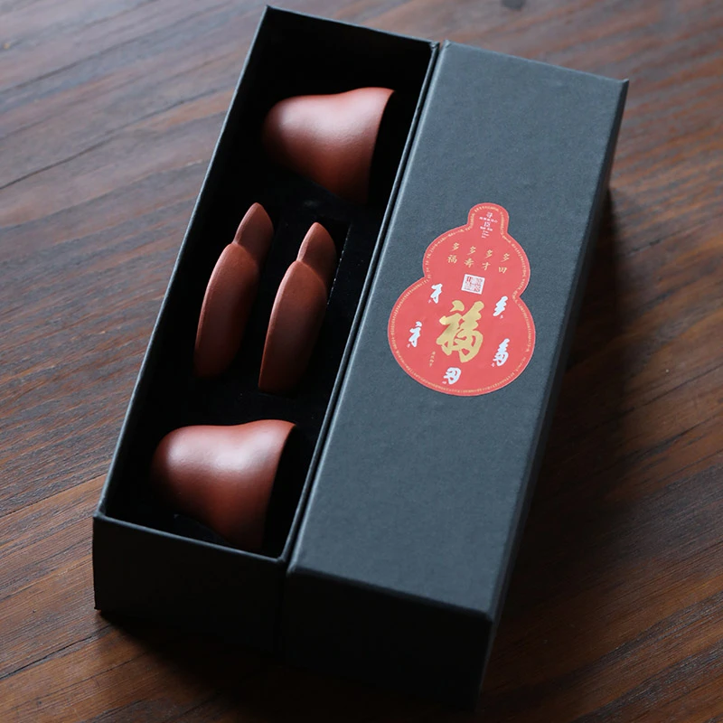 xc 葫芦对杯 紫砂主人杯