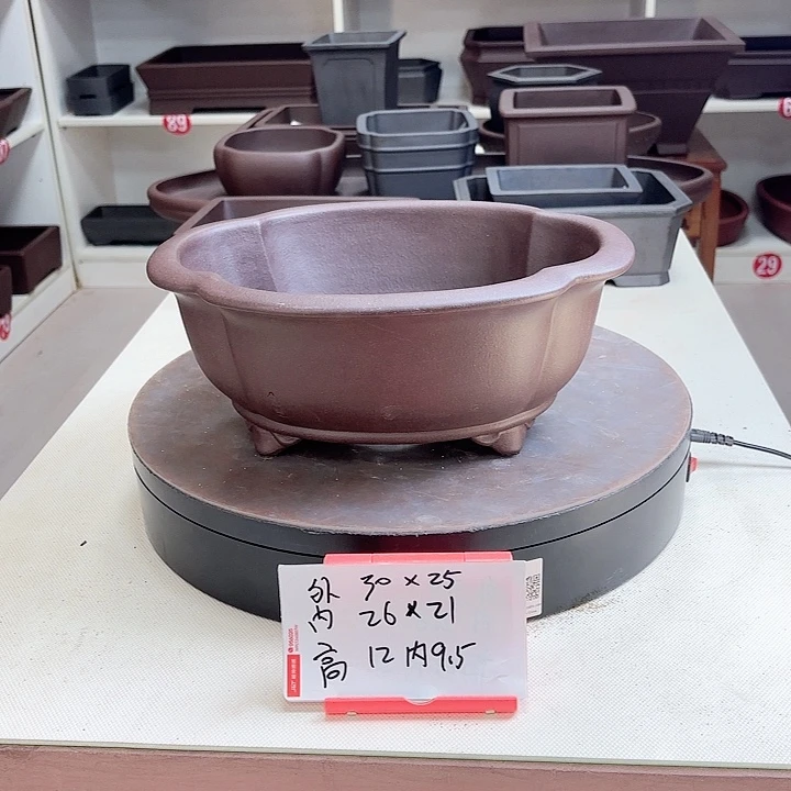 紫砂花盆海棠小盆