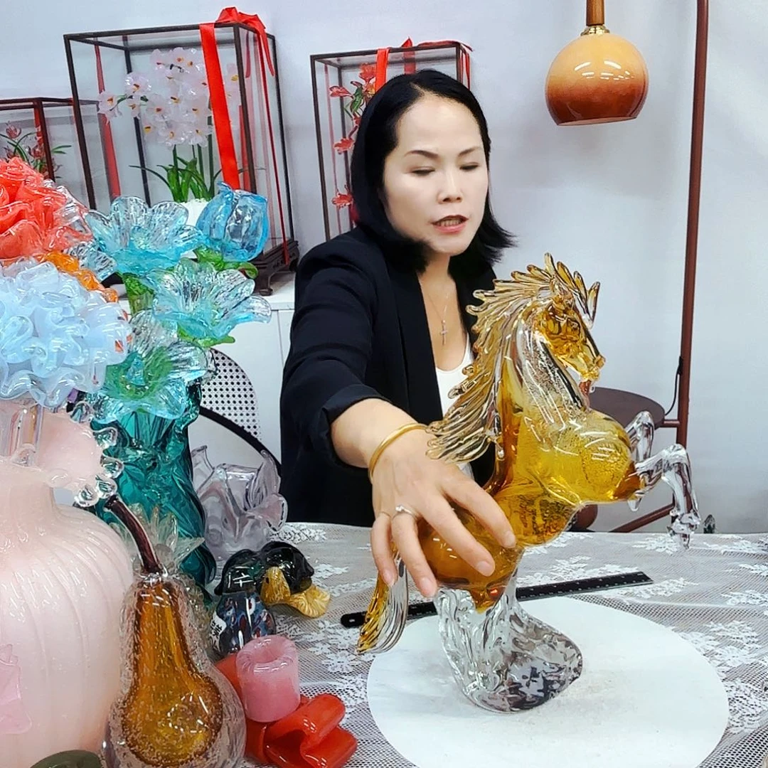 马安妮家居琉璃摆件