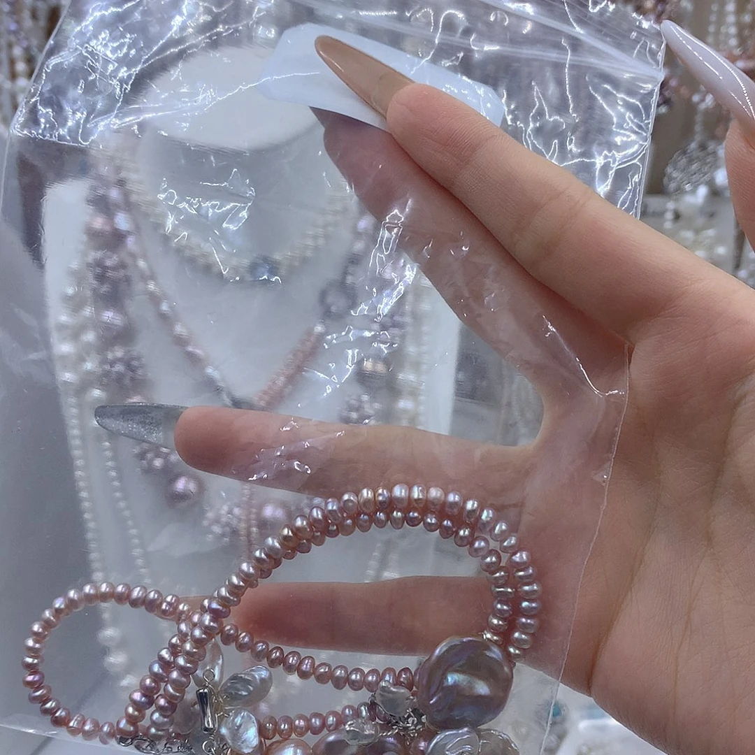 银S925镶嵌项链耳饰淡水珍珠