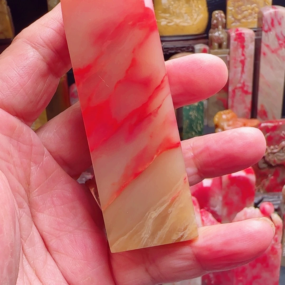 马***功昌化石巴林鸡血石