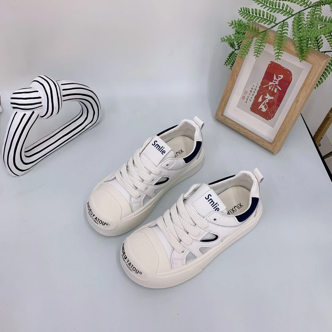 小白鞋女春季新款厚底显脚小休闲板鞋百搭运动鞋K710