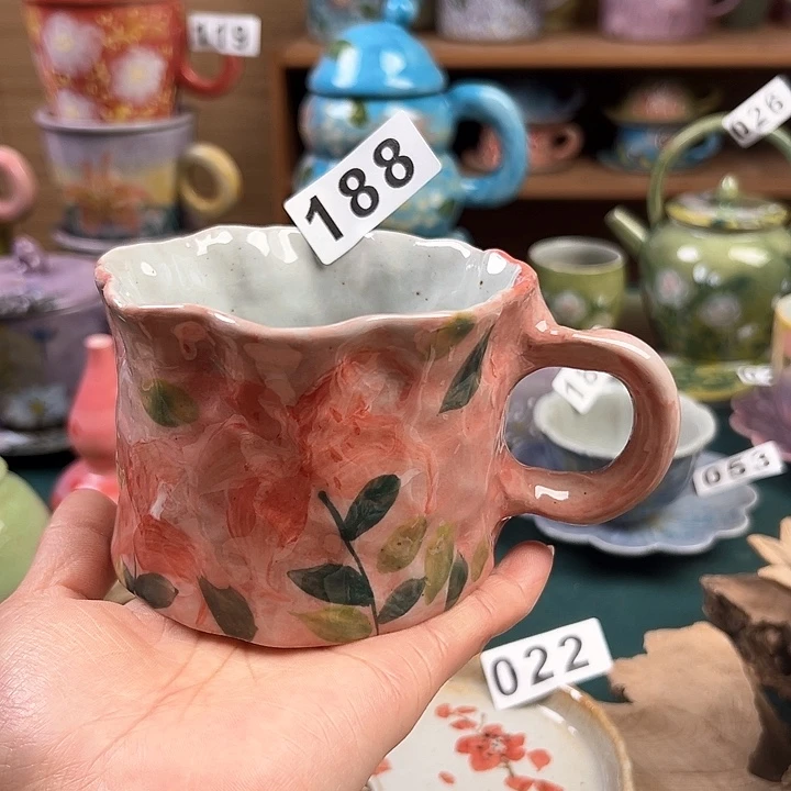 杯景德镇陶瓷手绘作品188
