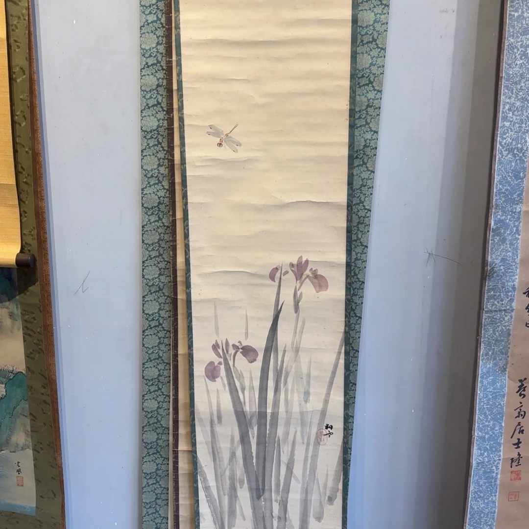 书法李*宾卷轴绢本绫裱52