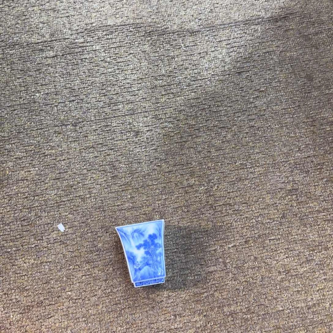 X***x杯四方山水杯。 杯。