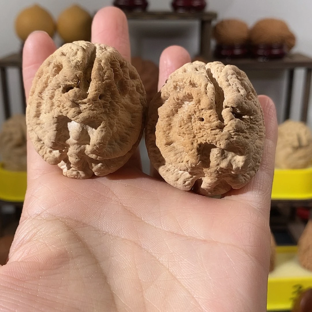 吊坠文玩核桃鬼脸练手4142