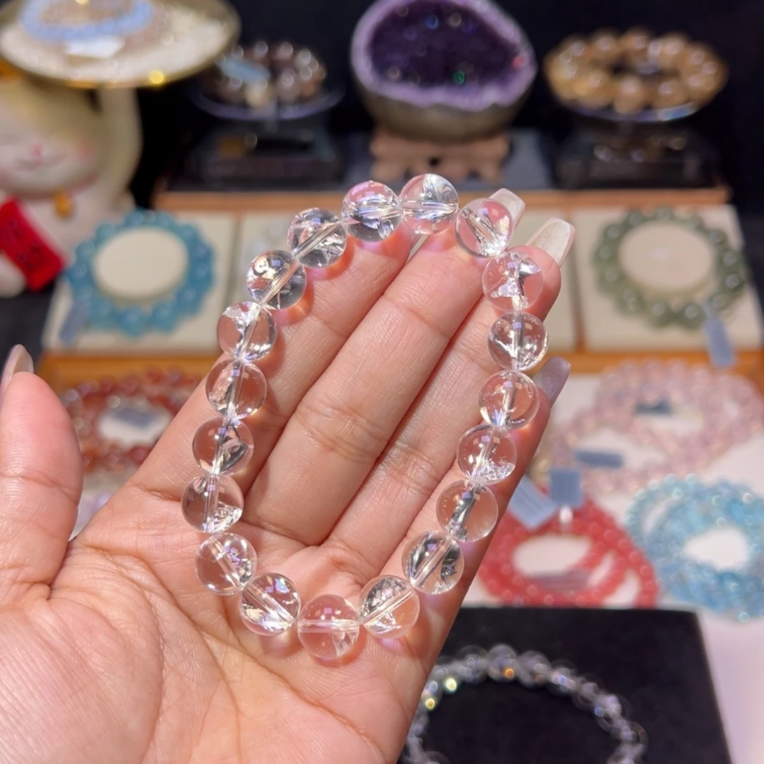 水晶手串未镶嵌K****利姆利亚不退换10.3m m