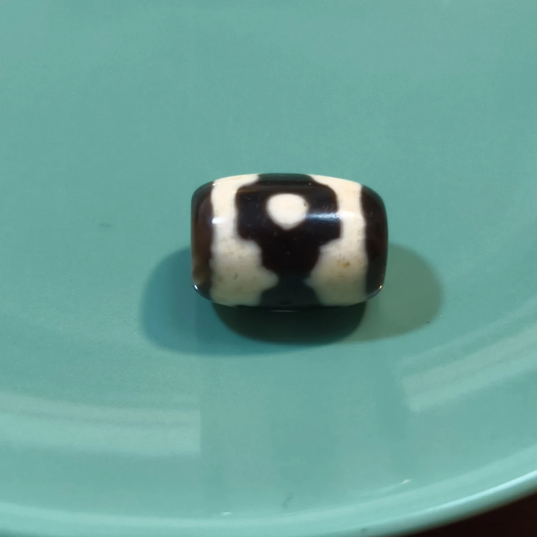 建成坛城三眼玛瑙珠