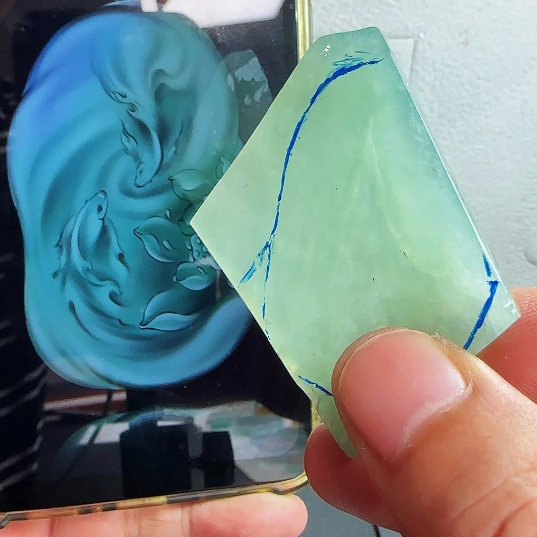 定制翡翠未镶嵌含工翡翠