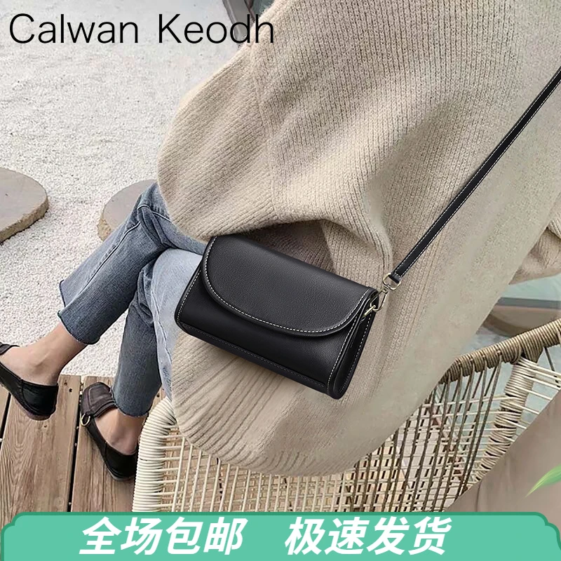 Calwan Keodh真皮包包女包2025款时尚斜挎包生日礼物送女友送老婆