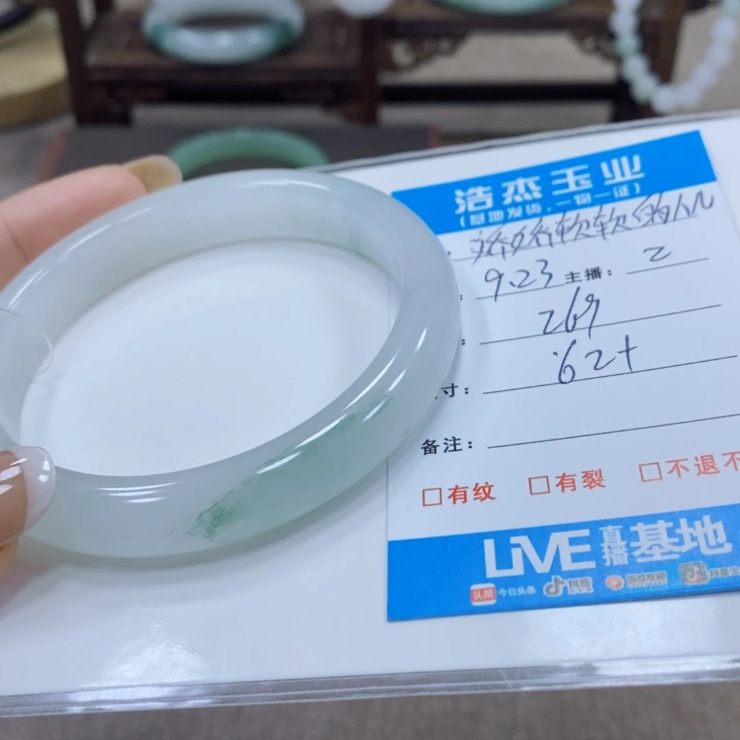 娇***儿未镶嵌手镯石英质玉