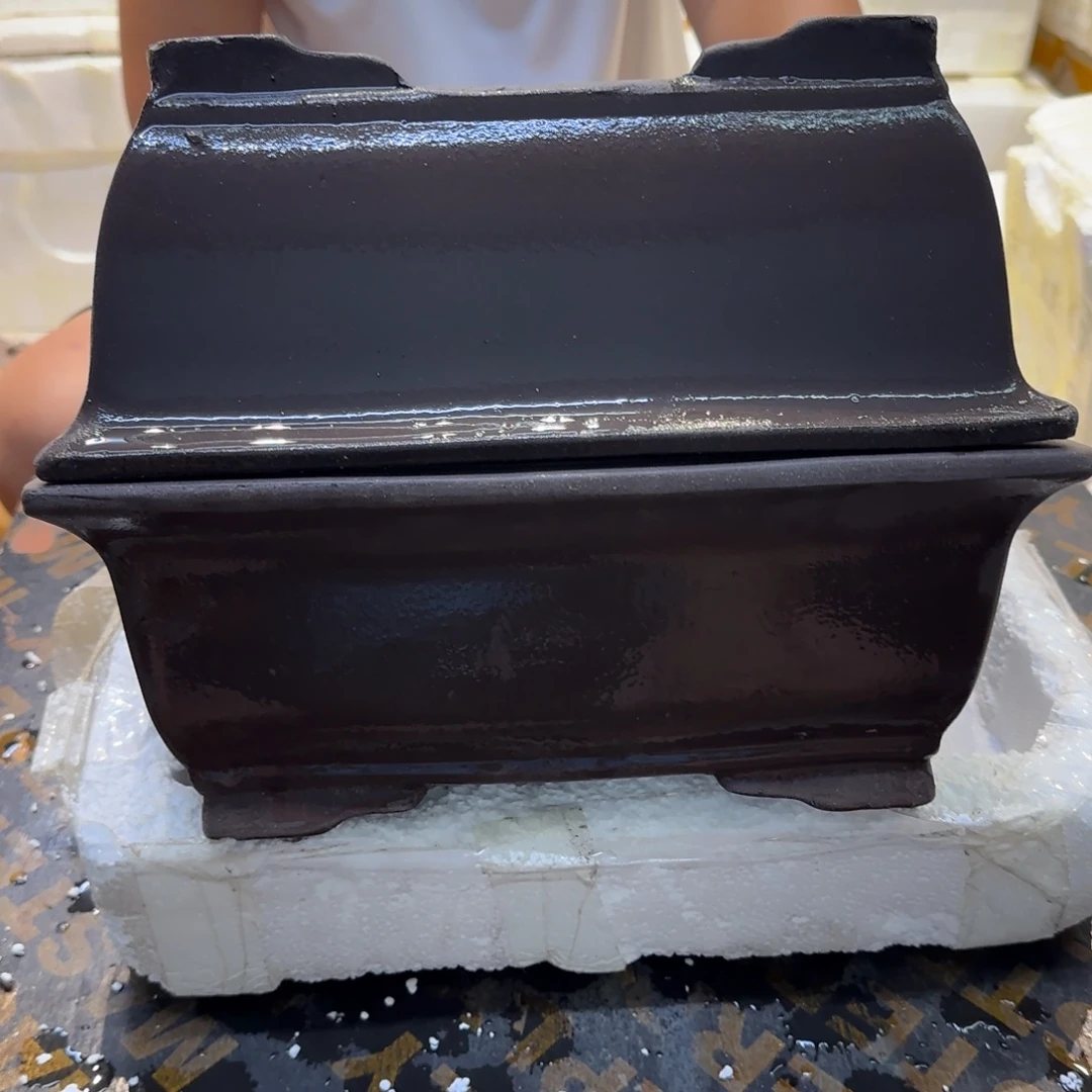 紫砂花盆口径26.18.10口径