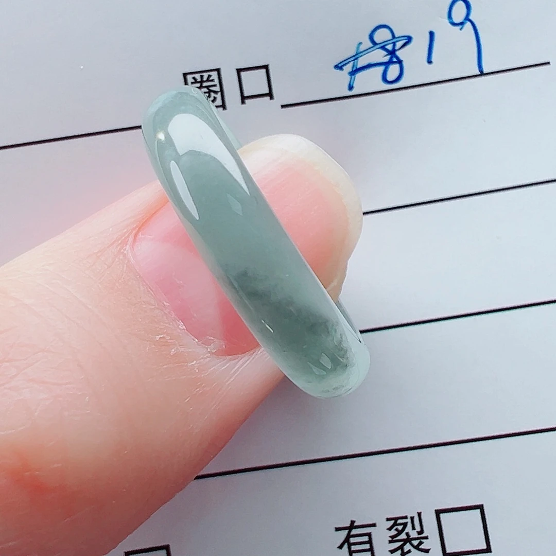 未镶嵌戒指翡翠卍戒圈