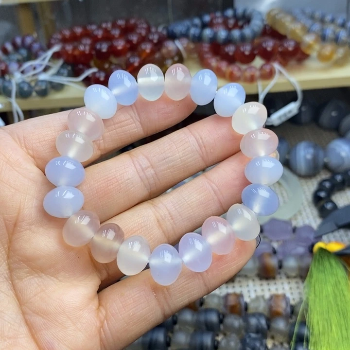 玛瑙/玉髓未镶嵌手链