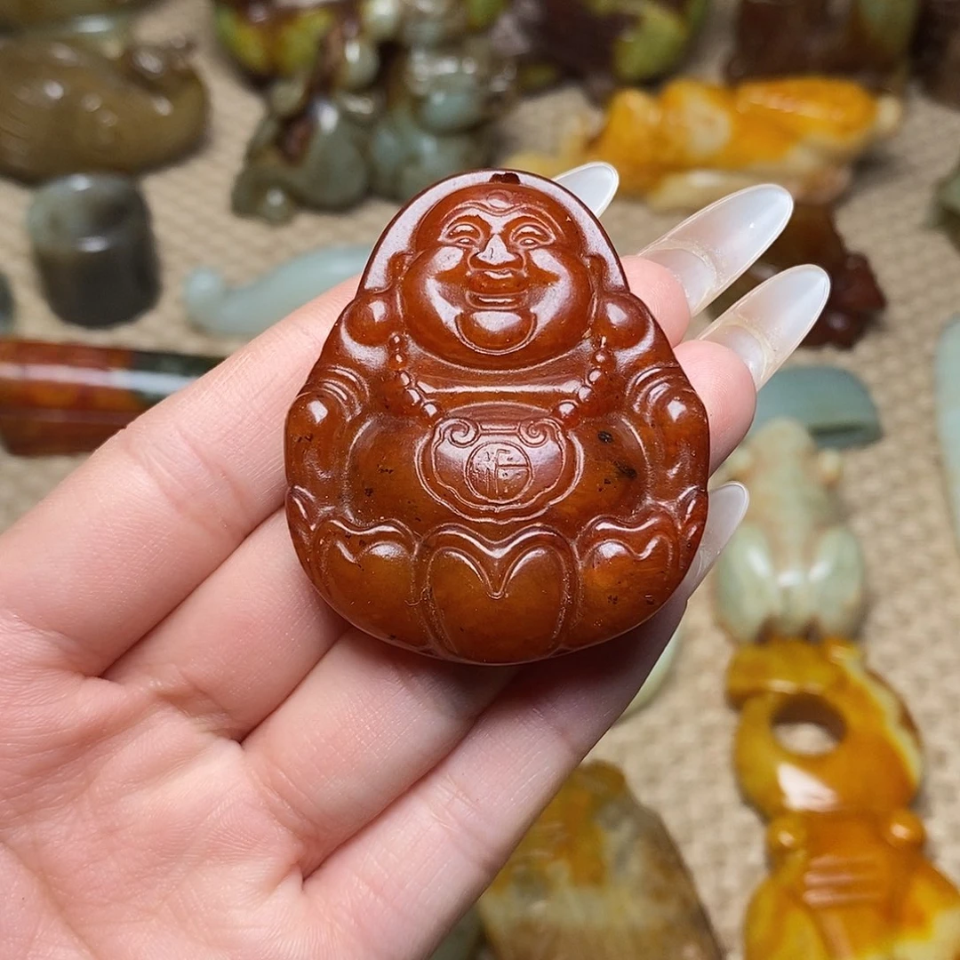 未镶嵌蛇纹石玉颈饰
