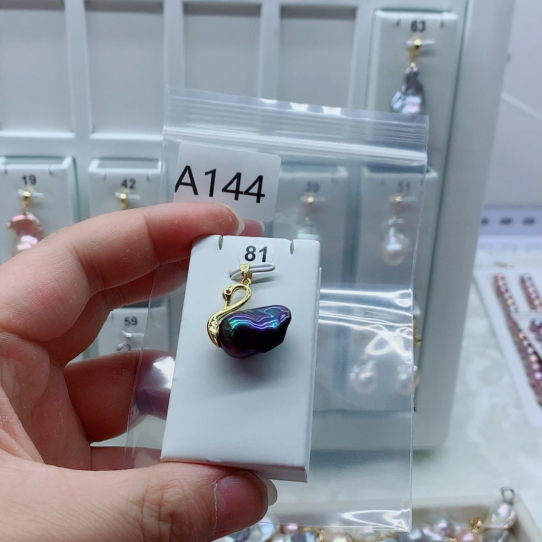 吊坠(不含链)淡水珍珠合金