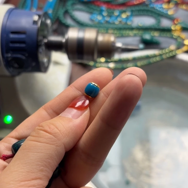DIY琉璃嘻****嘿8mm汉堡珠