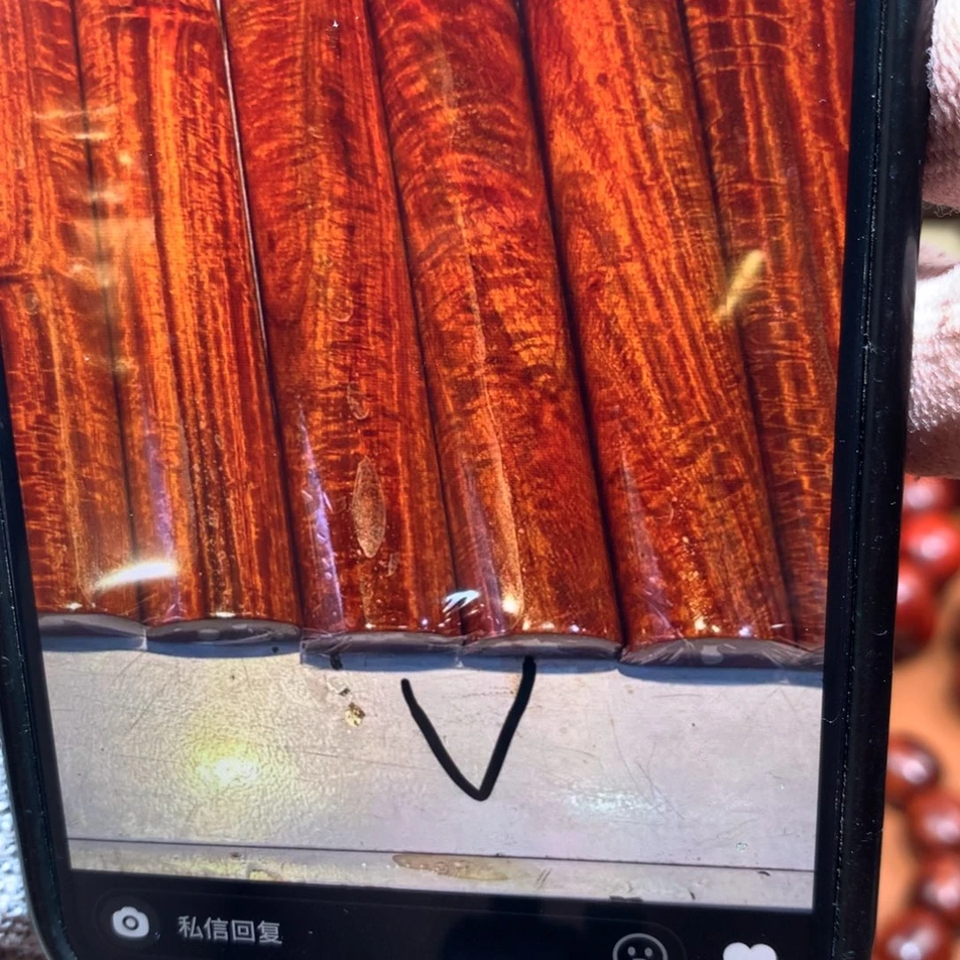 我***句木龙胆水波--镇尺收藏品