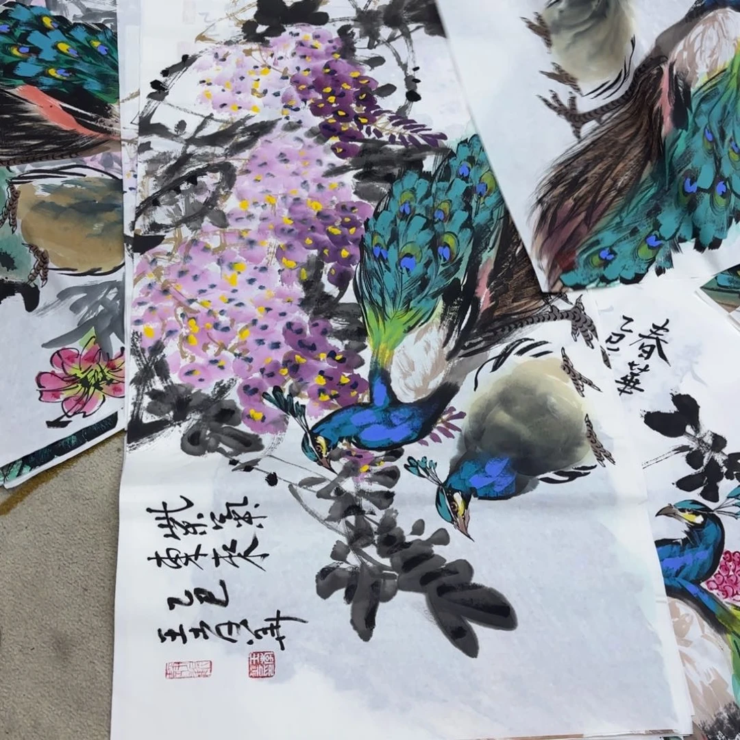 国画王孝华三尺童