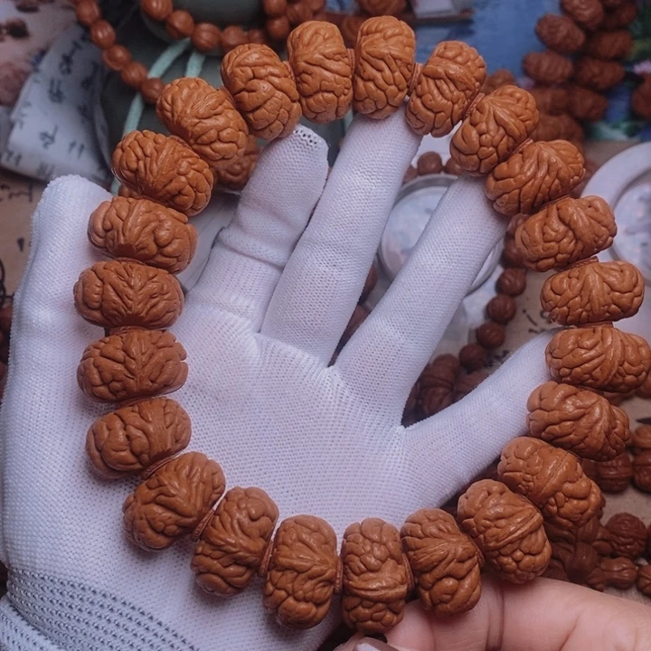 @***友手串文玩核桃龙纹桃核