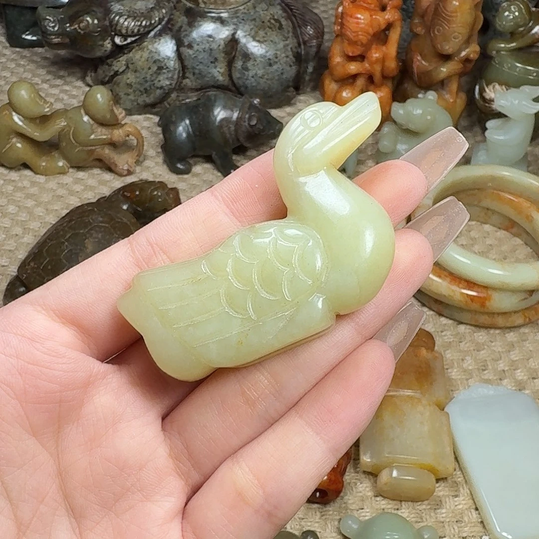 白玉菩提吊坠挂件