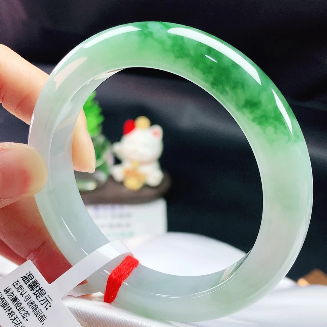 未镶嵌手镯翡翠58圈