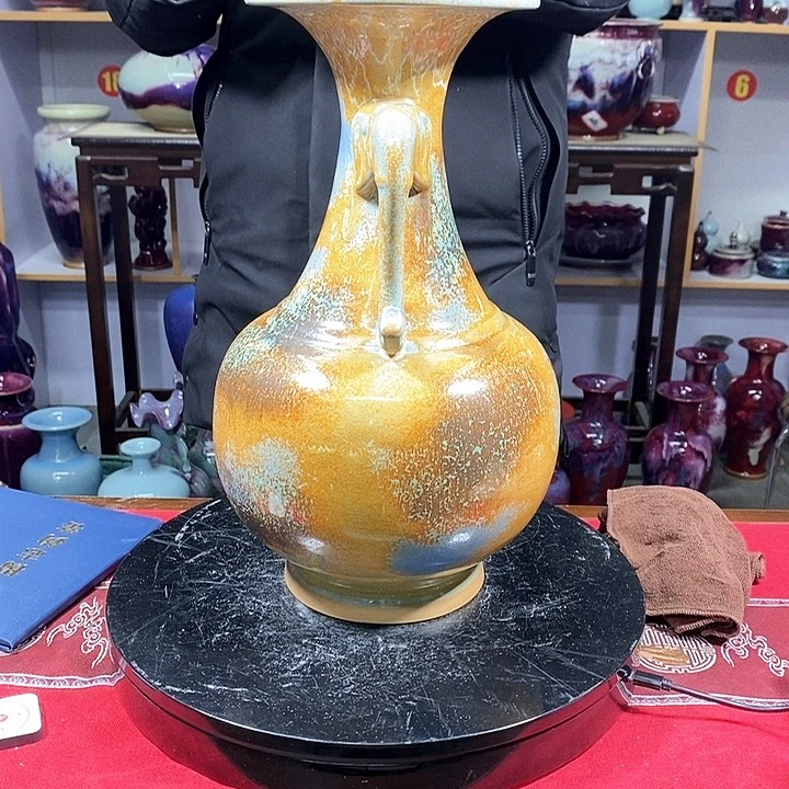 瓶中国神垕精品钧瓷