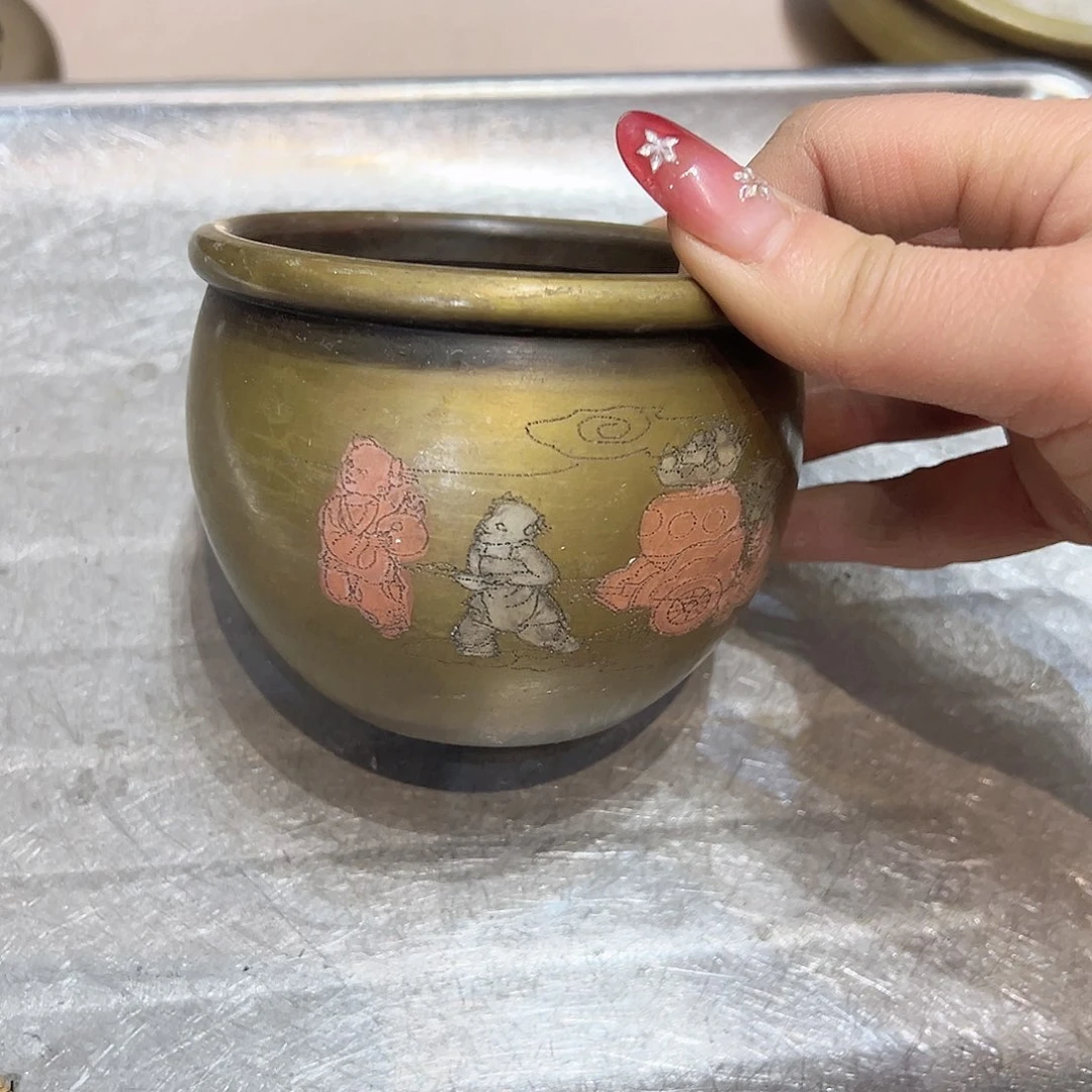 福*黄铜摆件工艺品，