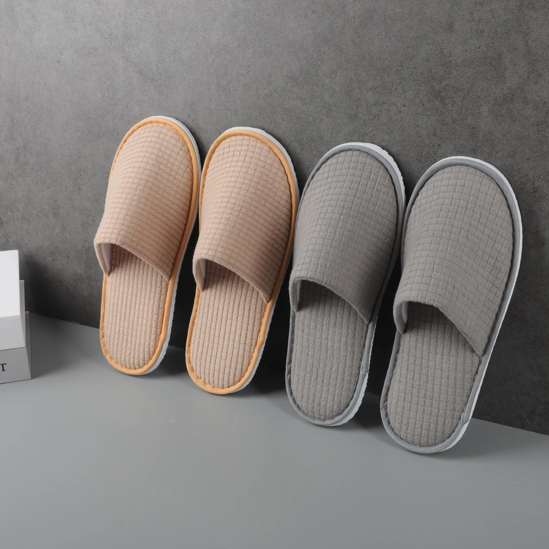 室内鞋一次性拖鞋摇粒绒加厚便携防滑宾馆民宿美容院居家待客旅行