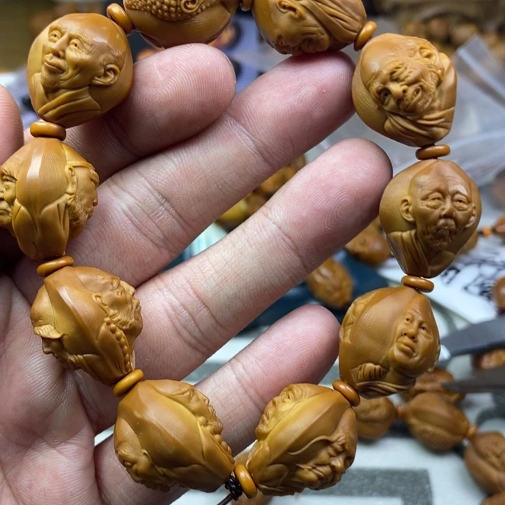 橄榄核手串/手链橄榄核雕工艺手串