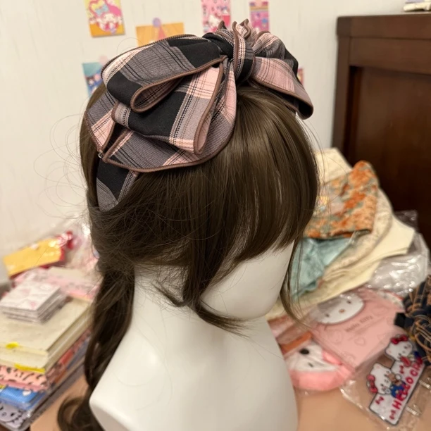 日系手作发箍双层打褶森女百搭必备店主自留款