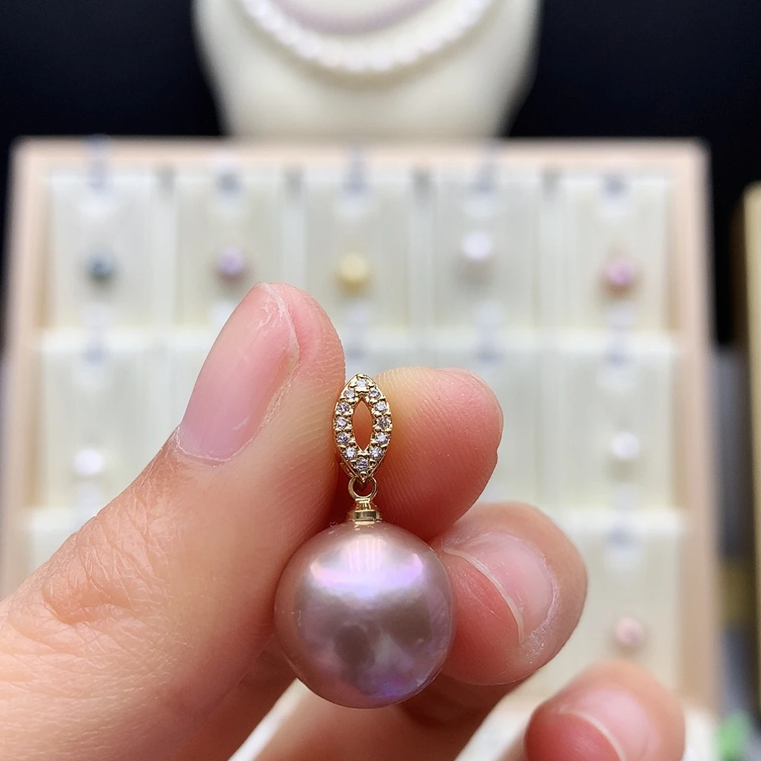 合金淡水珍珠颈饰