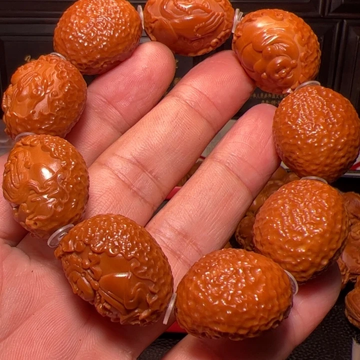 博***仔手串橄榄核万佛朝宗