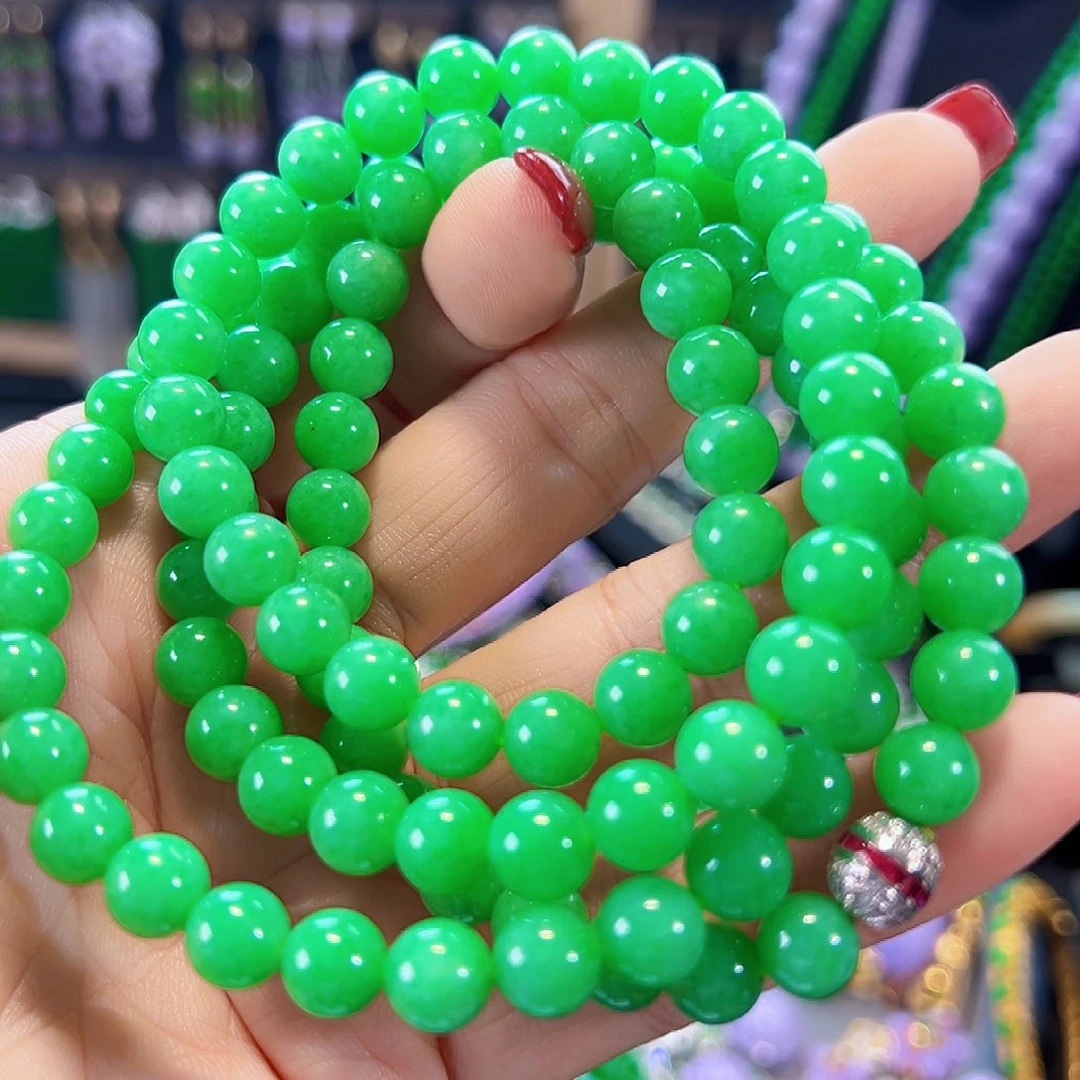 翡翠18K金镶嵌颈饰签收后24小时鉴赏期