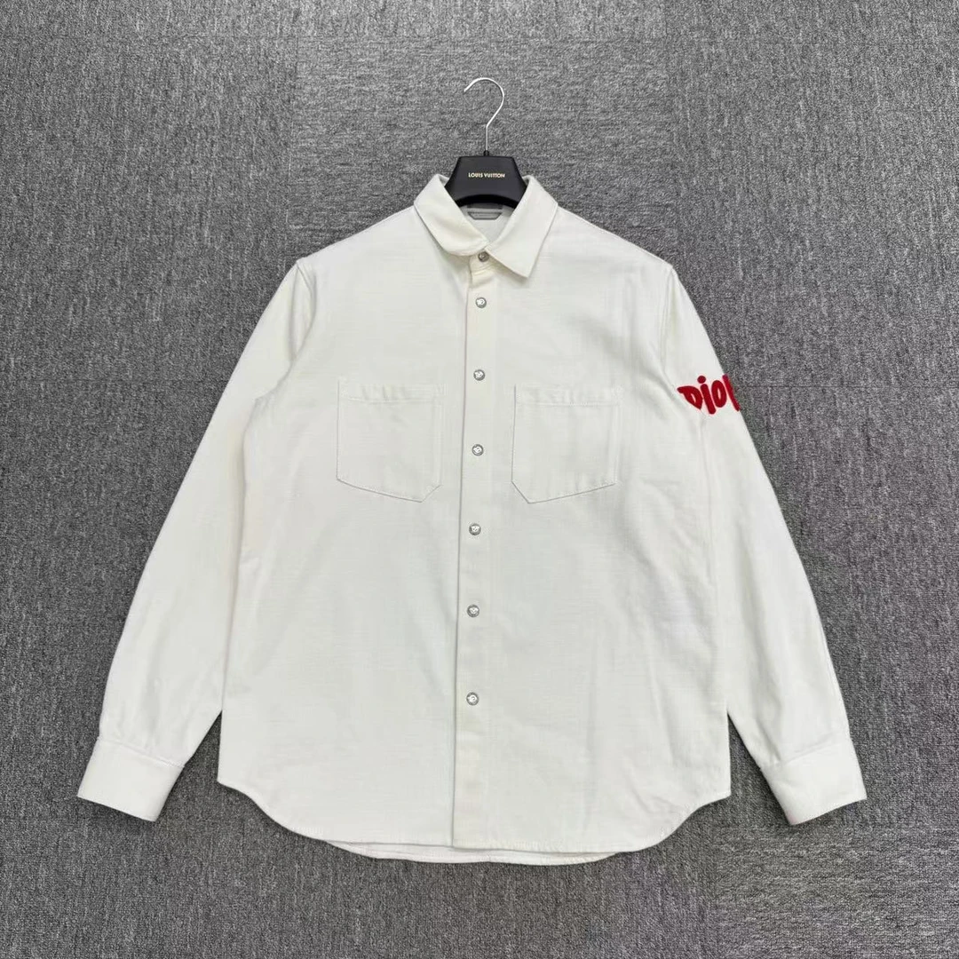 99新 DIOR/迪奥  牛年限定刺绣牛仔衬衫/M码编码16532