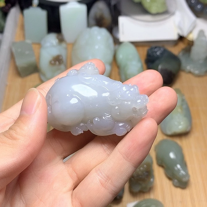 東***.和田玉未镶嵌把件